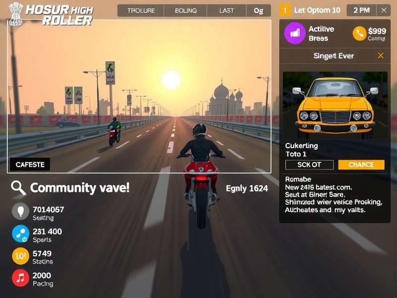 Hosur High Roller vehicle customization screen